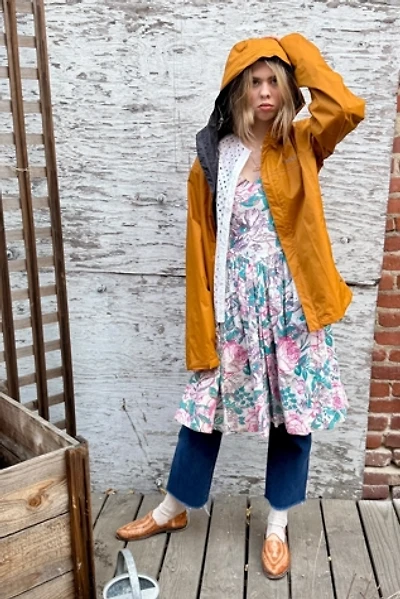Vintage 1980s Fit and Flare Floral Sundress Selected by Personal Choice