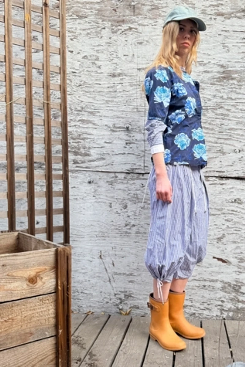 Ungaro Floral Button Up Short Sleeve Vest Top Selected by Persona Choice