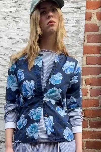 Ungaro Floral Button Up Short Sleeve Vest Top Selected by Persona Choice