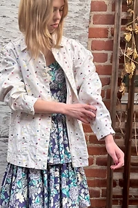 Noah Ditsy Wallpaper Print Jacket Selected by Personal Choice