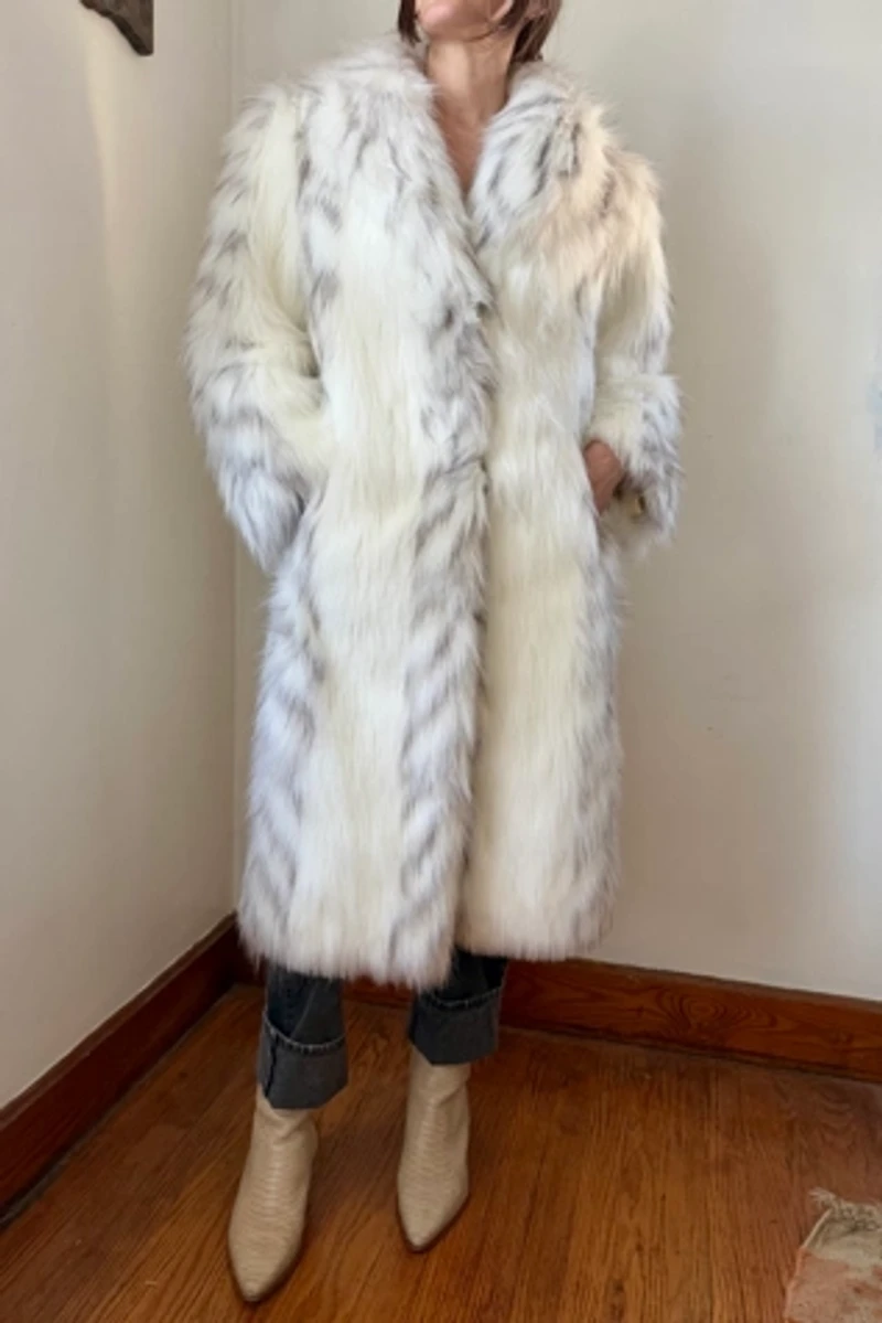 90's Faux Fur Coat Selected by Wax Plant