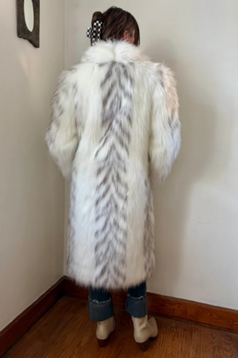 90's Faux Fur Coat Selected by Wax Plant