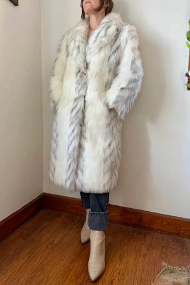 90's Faux Fur Coat Selected by Wax Plant