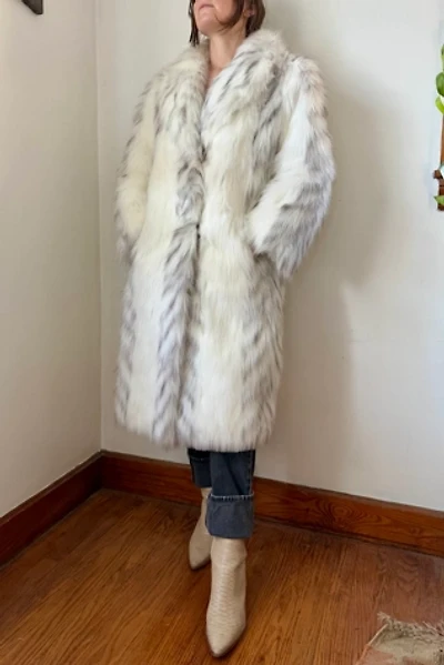 90's Faux Fur Coat Selected by Wax Plant