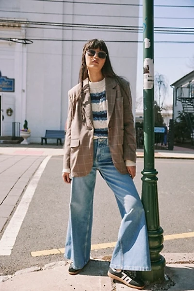 Paper Cut Pinstripe Blazer