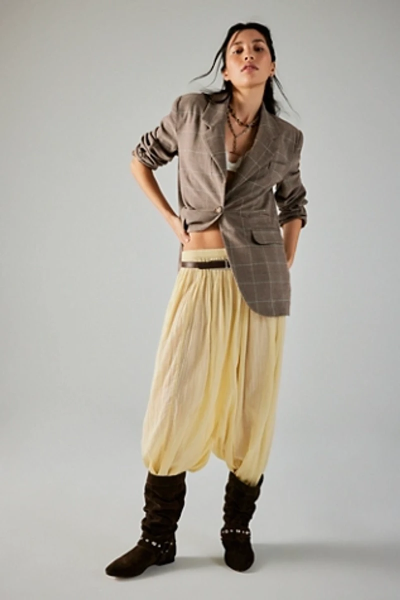 Paper Cut Pinstripe Blazer