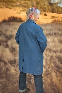 1990's Denim Oversized Chore Coat Selected by Garbage Soup