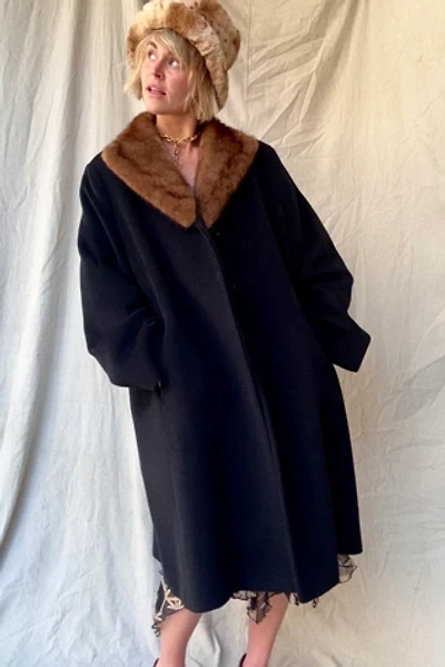 Vintage Cinzia Rocca Fur Trim Coat Selected by Kikos Kloset