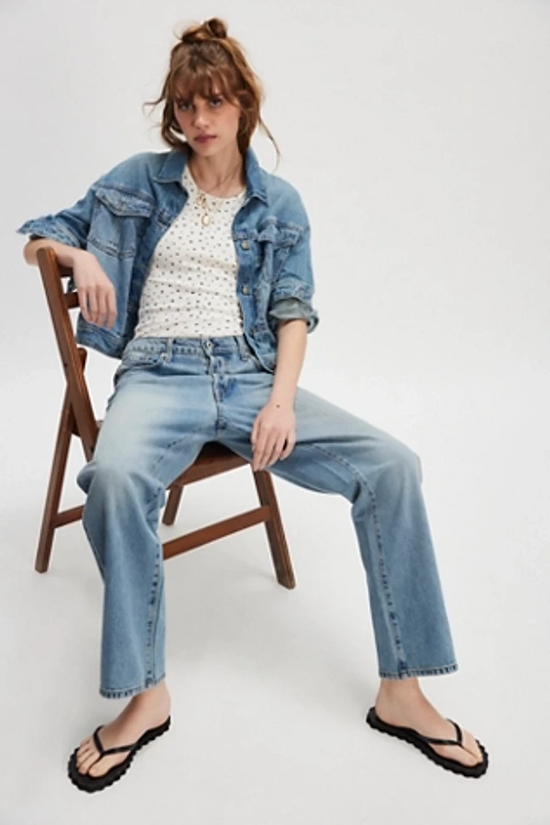 NSF Owen Mid-Rise Slouchy Jeans