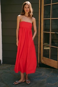 Halo Babydoll Midi Dress