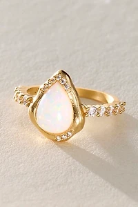 Joy Dravecky Luster Solitare Ring