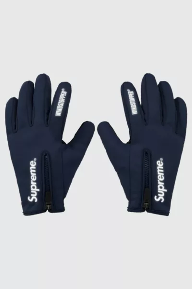 Supreme WiNDSTOPPER Zip Gloves