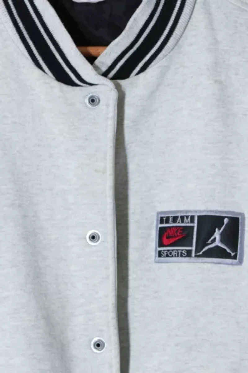 Vintage Nike 1970's Team Fleece Lined Snap Jacket