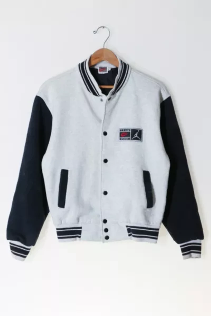 Vintage Nike 1970's Team Fleece Lined Snap Jacket