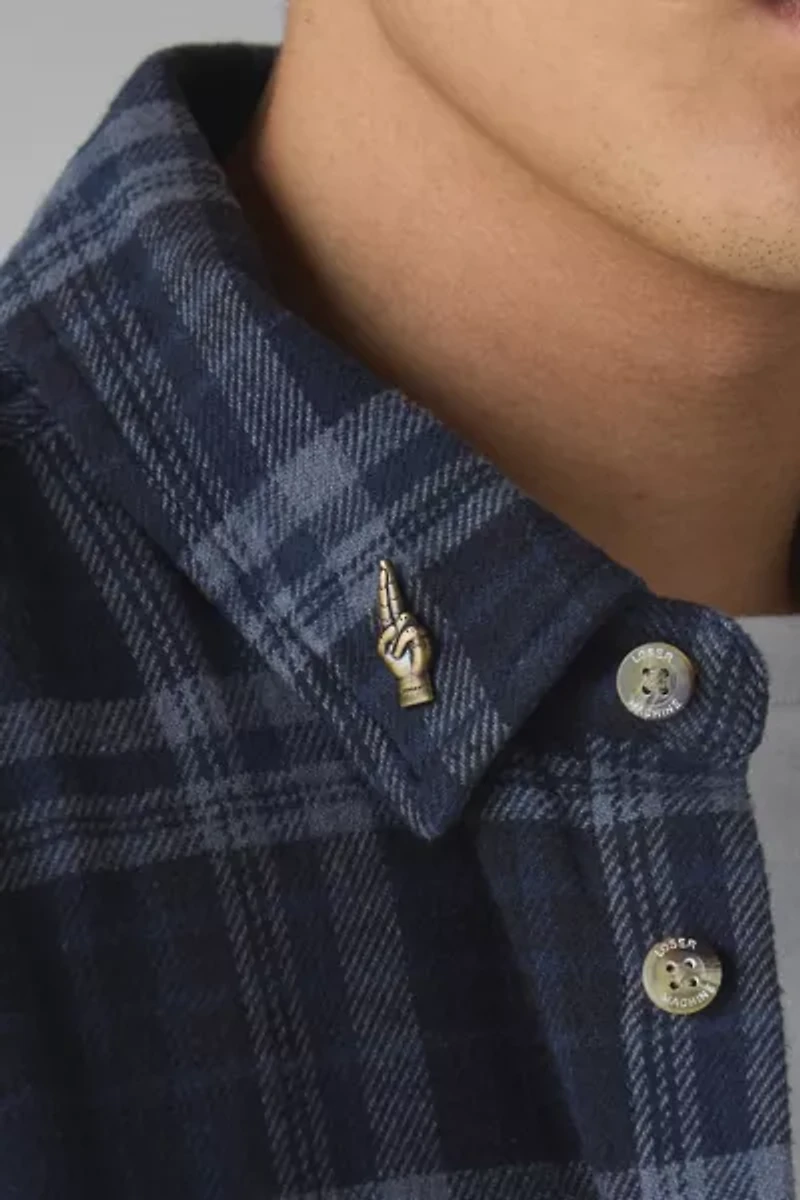 Loser Machine Step Up Long Sleeve Flannel Shirt