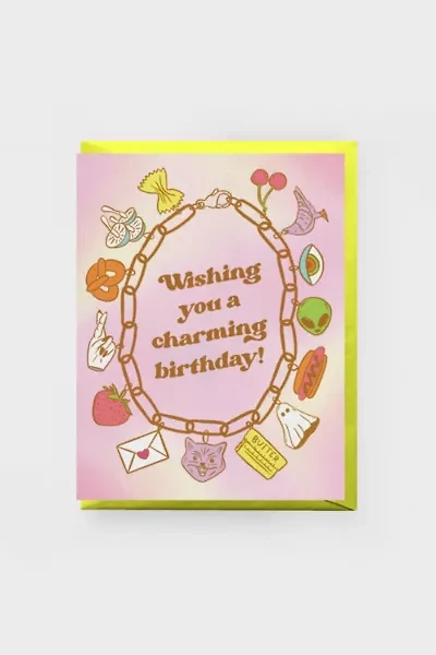 Boss Dotty Charm Bracelet Birthday Greeting Card