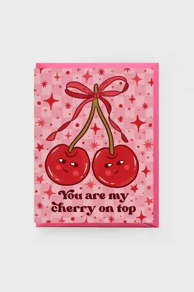 Boss Dotty Cherry On Top Love Greeting Card