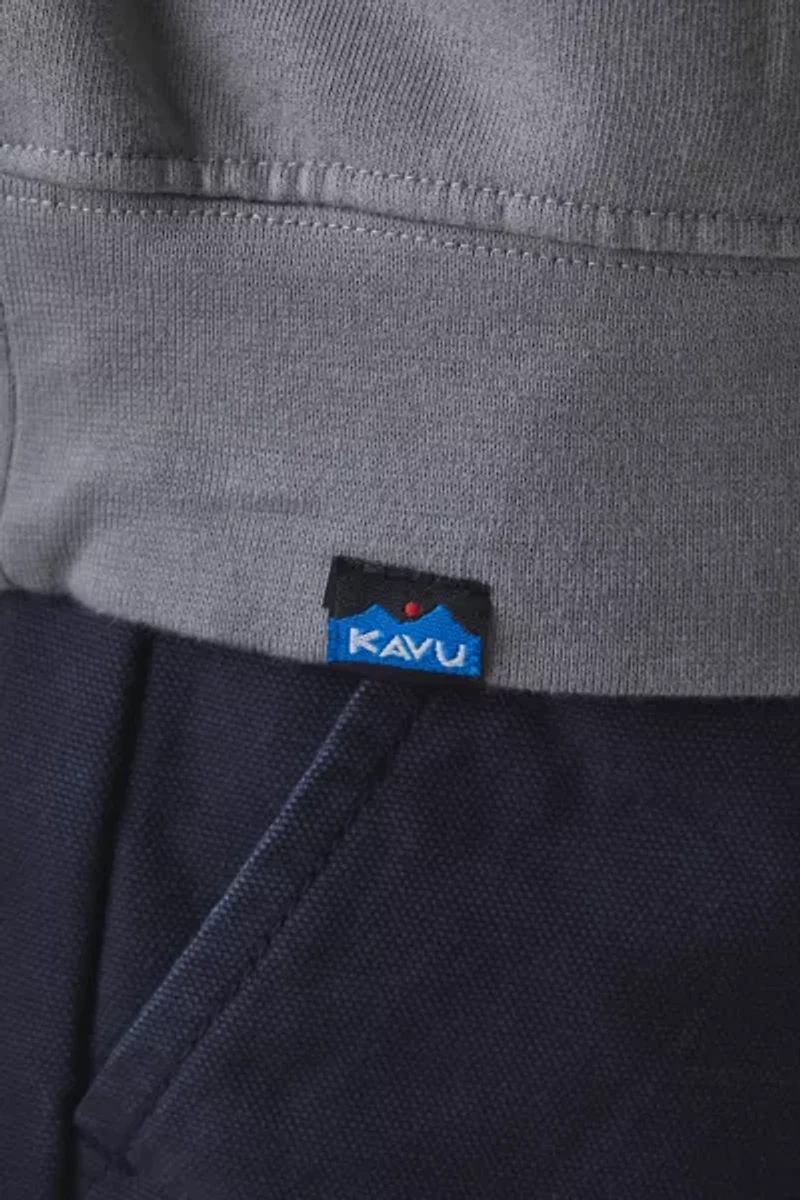 KAVU Core Graphic Crew Neck Cotton Sweatshirt