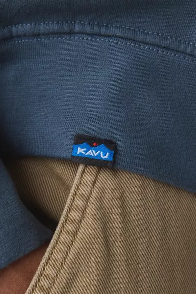 KAVU Core Graphic Crew Neck Sweatshirt