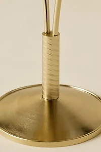 Tennis Racket Sculptural Metal Side Table