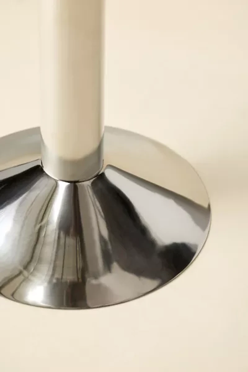 Chrome Martini Metal Side Table