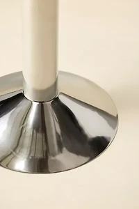 Chrome Martini Metal Side Table