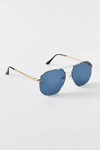 Cole Metal Aviator Sunglasses