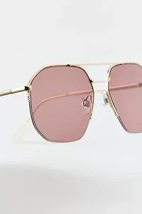 Cole Metal Aviator Sunglasses
