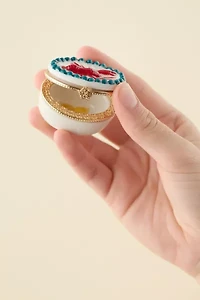 Lobster Dinner Porcelain Pill Case