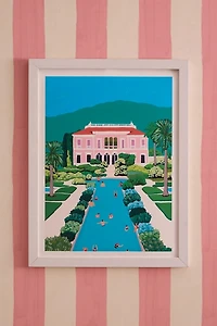 Helo Birdie Pink Palace Art Print