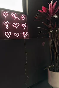 Echo Neon Hearts Neon Sign