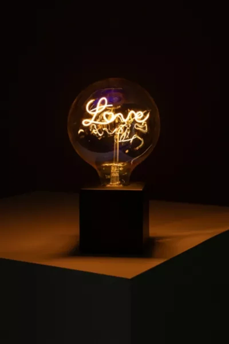 Echo Neon Love LED Filament Lamp