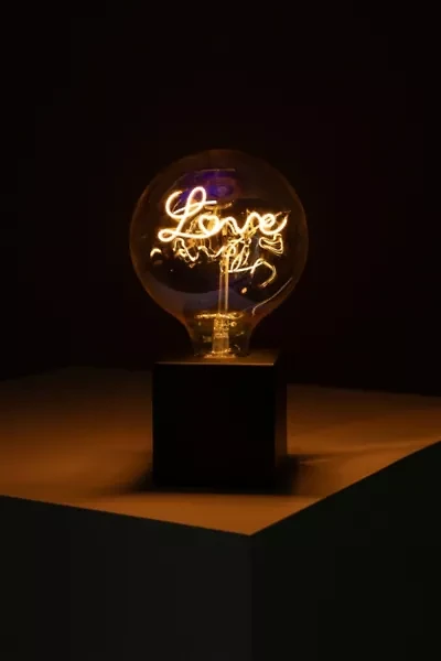 Echo Neon Love LED Filament Lamp