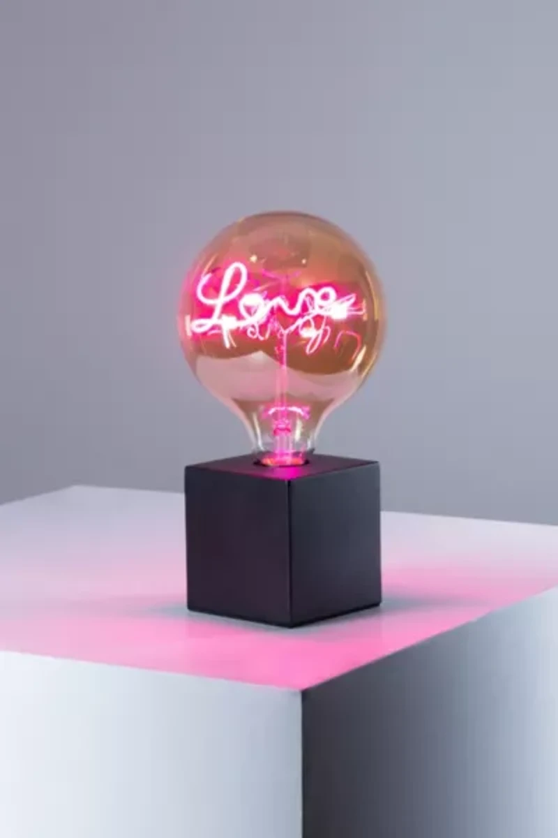Echo Neon Love LED Filament Lamp