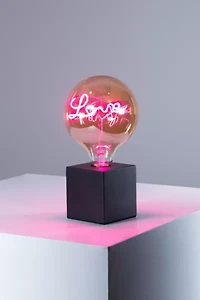 Echo Neon Love LED Filament Lamp