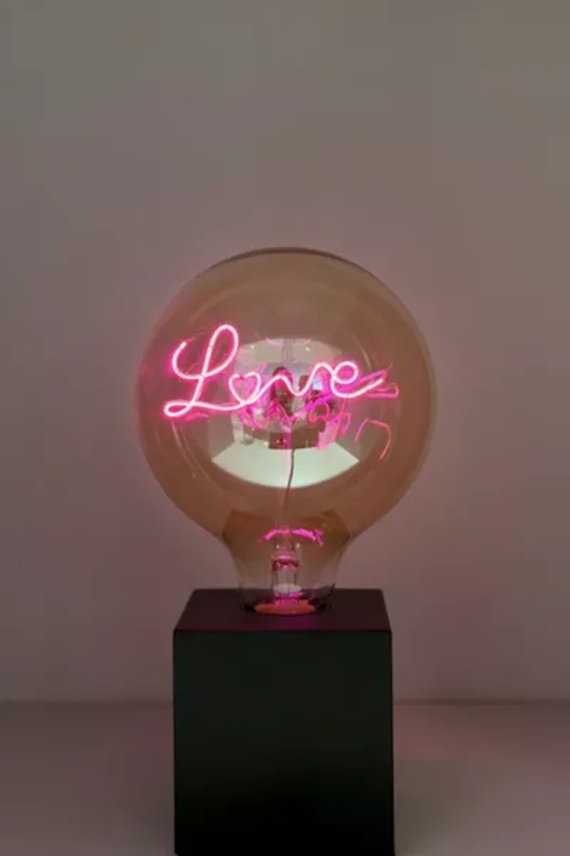 Echo Neon Love LED Filament Lamp