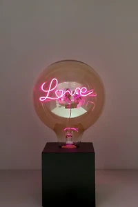 Echo Neon Love LED Filament Lamp