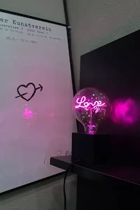 Echo Neon Love LED Filament Lamp