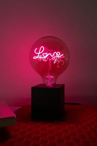 Echo Neon Love LED Filament Lamp