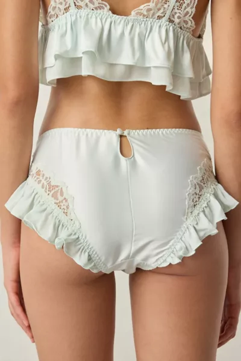 For Love & Lemons Butterfly Lace Ruffle Undie