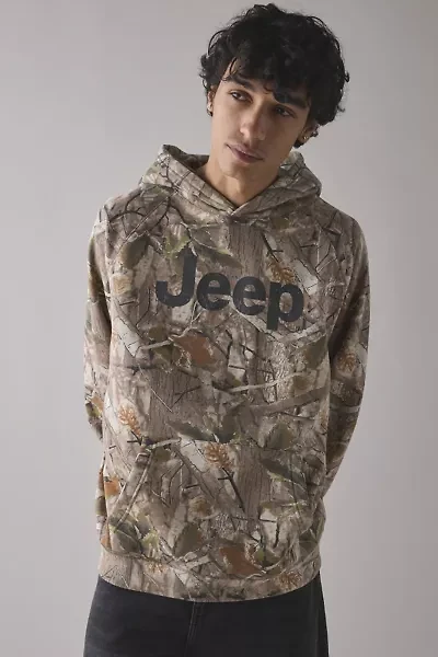 Jeep Logo Camo Hoodie Sweatshirt