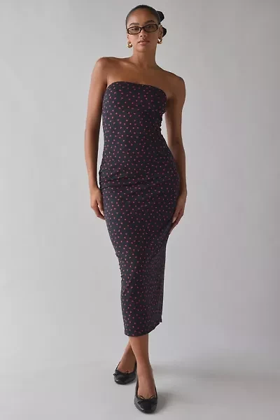 UO Nora Jersey Knit Tube Midi Dress