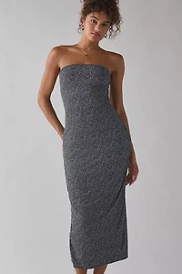 UO Nora Jersey Knit Tube Midi Dress