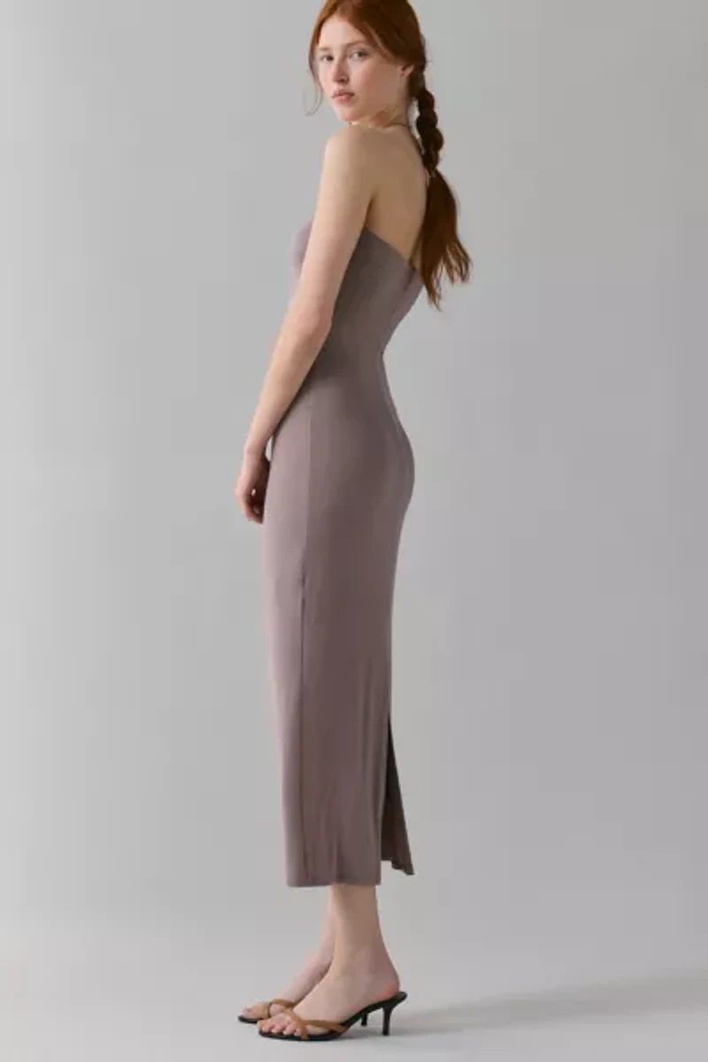 UO Nora Jersey Knit Tube Midi Dress