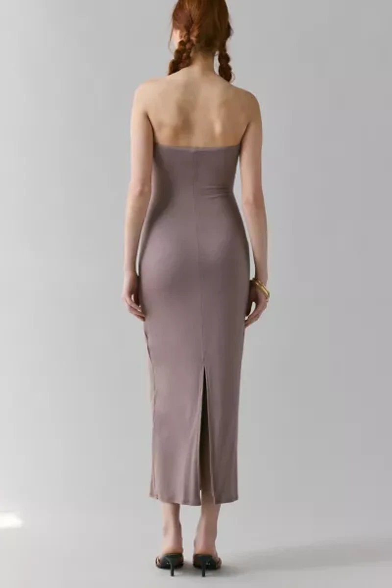 UO Nora Jersey Knit Tube Midi Dress