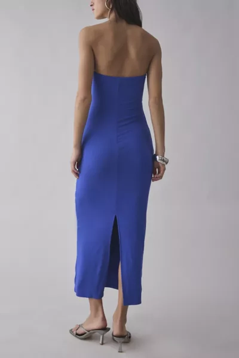UO Nora Jersey Knit Tube Midi Dress
