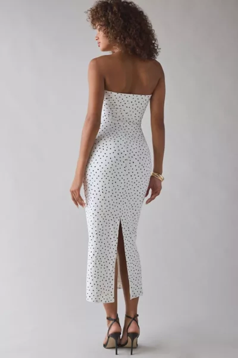 UO Nora Jersey Knit Tube Midi Dress