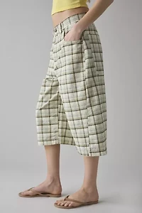 BDG Mega Cotton Mid-Rise Baggy Printed Short