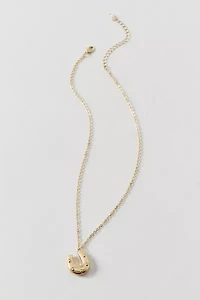 Lucky Horseshoe Pendant Charm Necklace
