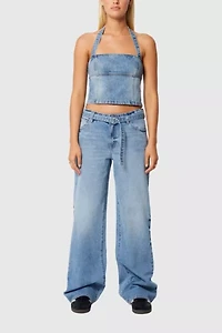 Abrand 99 Low Baggy Belted Jean
